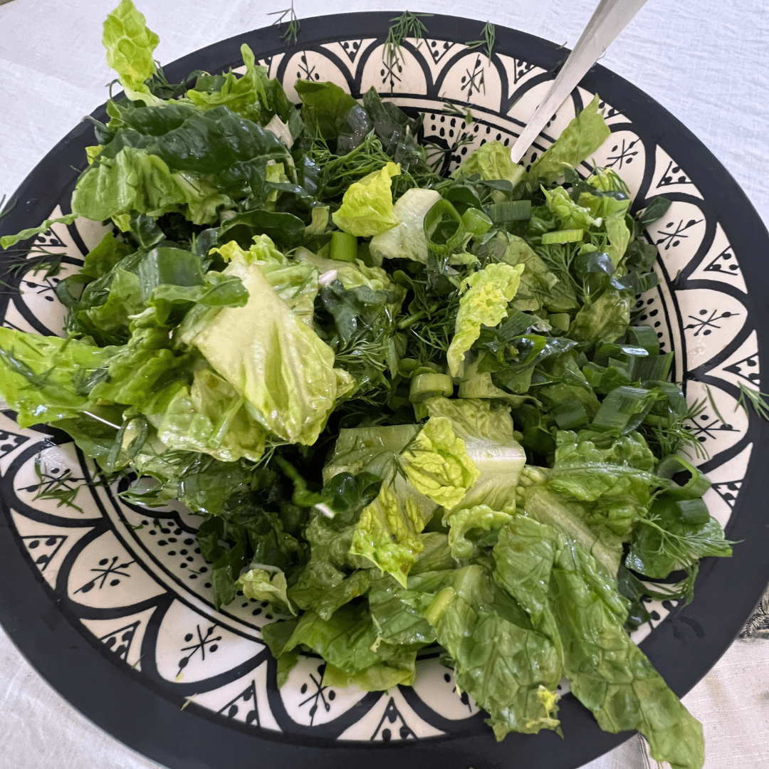 Sonya's green salad recipe